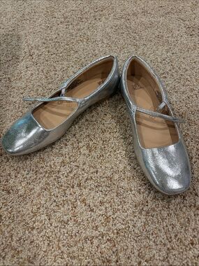 wild fable Silver Mary Jane Flats